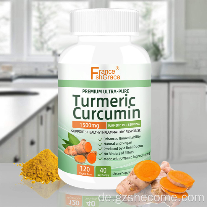Kurkuma-Curcumin-Kapseln verhindern Krebs. Kurkuma-Kapseln